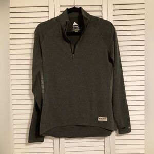 Burton DryRide Charcoal Quarter-Zip Pullover